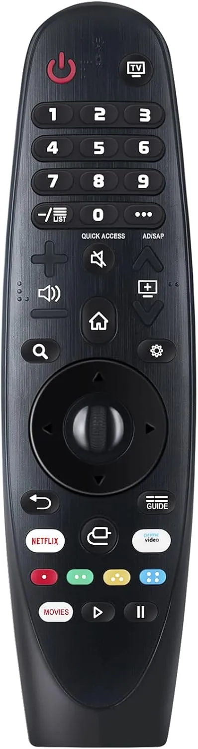 Controle da TV da sala